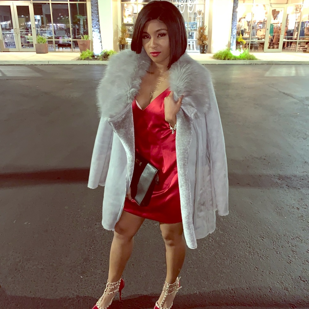 Red dress